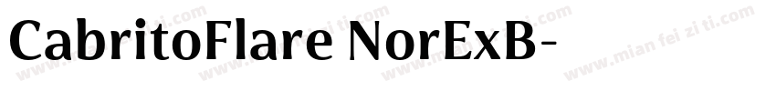 CabritoFlare NorExB字体转换